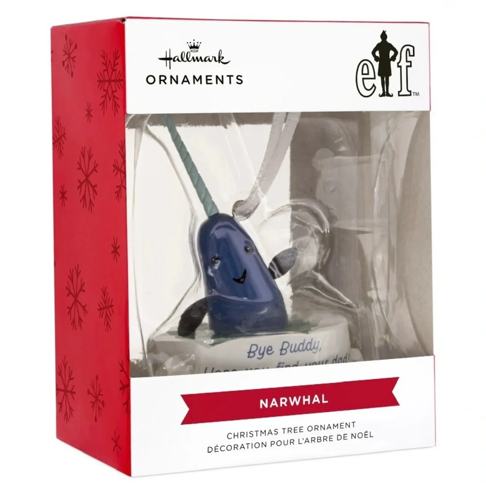 Hallmark Elf “Narwhal” Christmas Ornament (NWT)